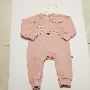 Peninsula Baby pink long sleeve one piece outfit